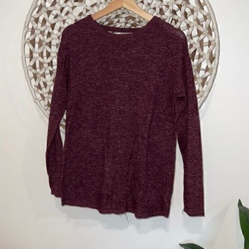 American Eagle Soft & Sexy wine colored long sleeve shirt size Xsmall